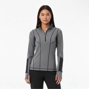 Lululemon Half Zip Pullover Athletic Heather Grey
